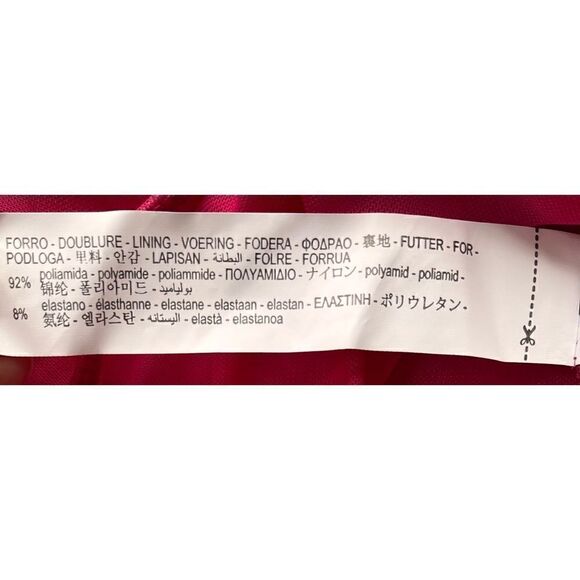 NWT Zara Fuchsia Tulle Semi-Sheer Bodysuit, Size Large - Picture 15 of 15